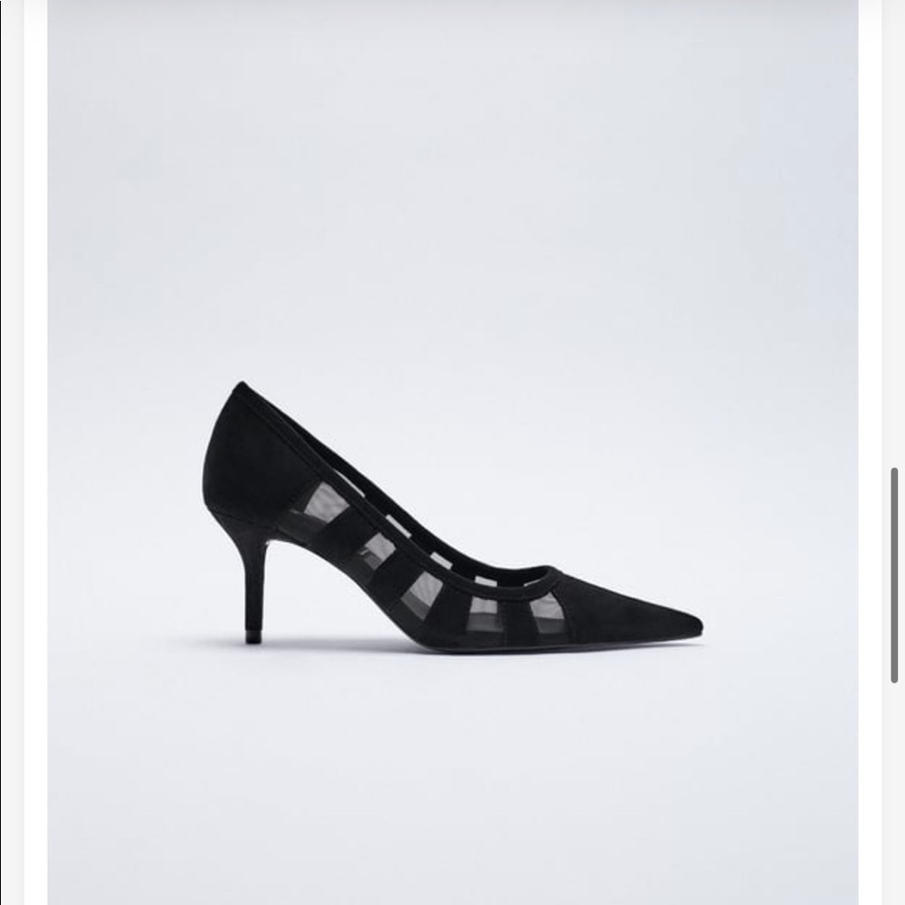 Zara mesh heels